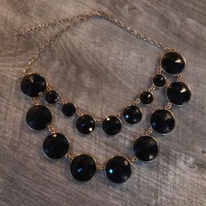 Beautiful Black & Gold Chunky Necklace